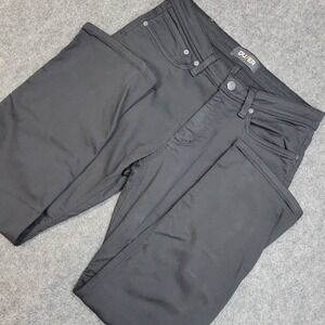 Duer Pants Mens 32x30 Black Stretch Sweat Slim Streetwear Grunge Straight Fit